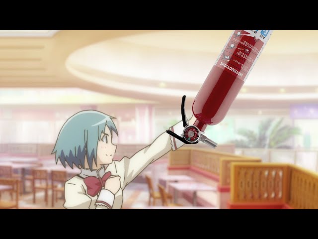 Sayaka Miki Fire Extinguisher Compilation class=