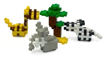 Plus-Plus Safari Animal Ideas