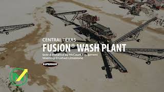 A Superior Fusion Wash Plant Install in Central Texas