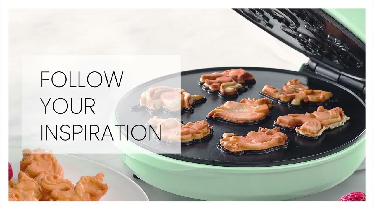 thinkkitchen Wafflemania Unicorn Waffle Maker YouTube