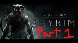 SKYRIM PART 1( EPIC SHIELD BASH) funny moments