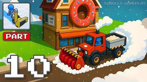 Snow Shovelers: Simulation - Gameplay Walkthrough Part 10 - Shovel Streets Stay Warm (iOS, Android)