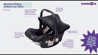 Bounce Finley Infant Car Seat | Safe Comfort from the Very First Ride