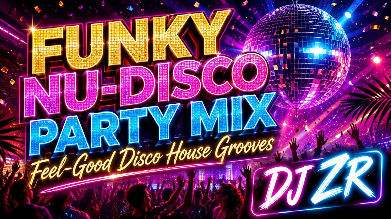 FUNKY NU-DISCO PARTY MIX 🪩 Feel-Good Disco House Grooves artwork