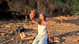 Solo Girl Fishing Catch & Cook No Fish But You Wont Believe What I Catch