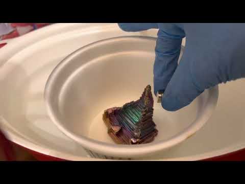 ビスマス結晶の反磁性　bismuth diamagnetism