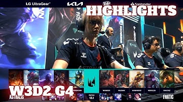 AST vs FNC - Highlights | Week 3 Day 2 LEC Winter 2023 | Astralis vs Fnatic W3D2