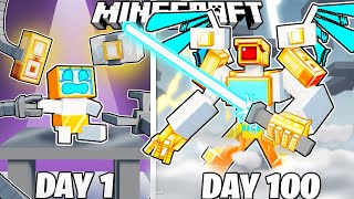 Thumbnail for I Survived 100 Days as the GOD TITAN in Minecraft!