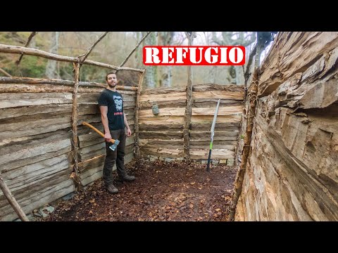 Video: Hogar de madera en el bosque Montaje de las fuerzas de la naturaleza