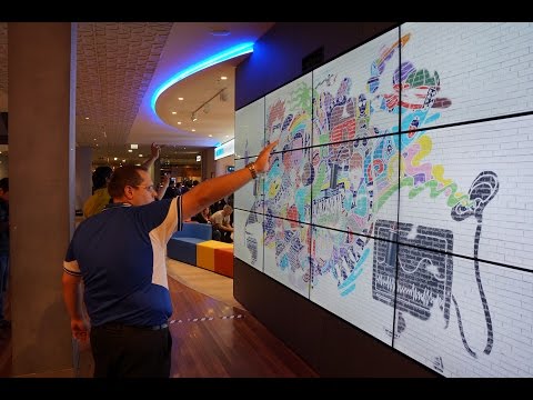 Kinect Graffiti   Sponsored by Samsung