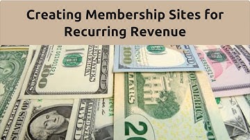 Creating Membership Sites for Recurring Digital Product Revenue #digitalproducts #ecommerce #finance