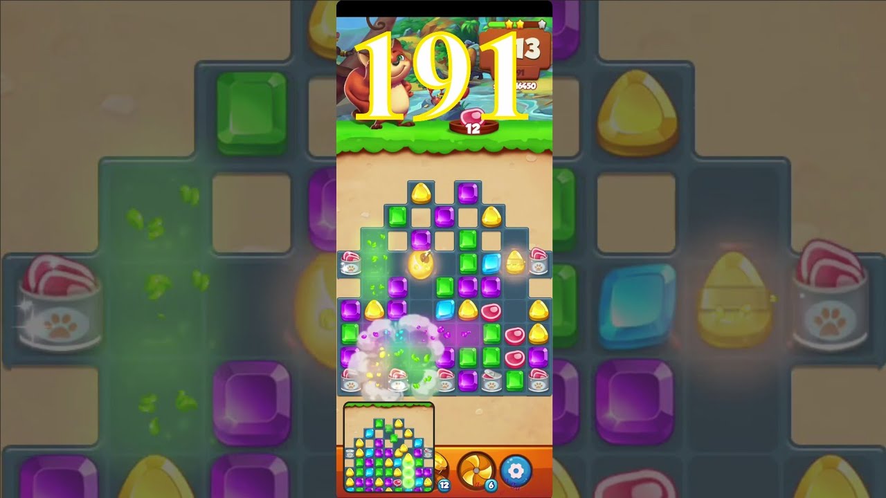 Jewels Blast Level 191 Walkthrough Mastering the Basics YouTube