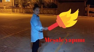 Meşale Nasil Yapilir ? Meşale Yapimi 3 Malzeme İle Basi̇t Meşale