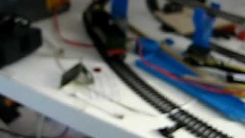 First free running test of 0-4-0 tender loco with body