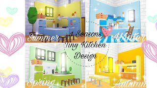 4 Seasons Tiny Kitchen Design  Adopt Me