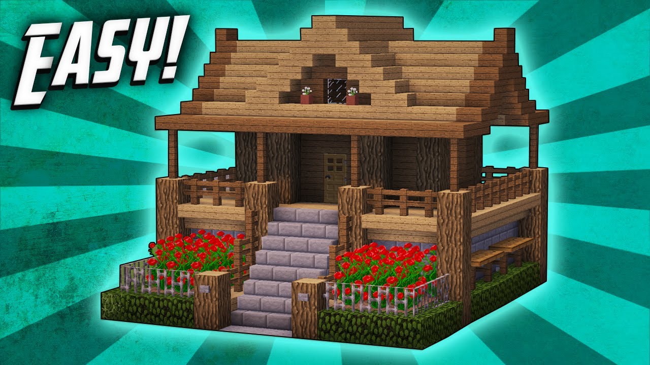 Minecraft: Starter House Tutorial - How to Build a House in