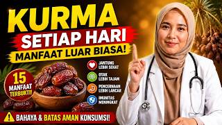 Kurma Setiap Hari 15 Manfaat Luar Biasa untuk Jantung, Otak, Pencernaan & Batas Aman Konsumsinya