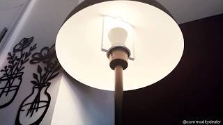 Review and Demo of 66 Inch Tall Modern Standing Lamp