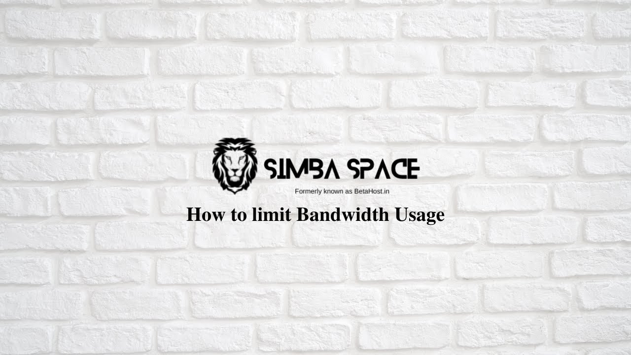 How to limit Bandwidth Usage on your Website & Improve Load Speeds ...
