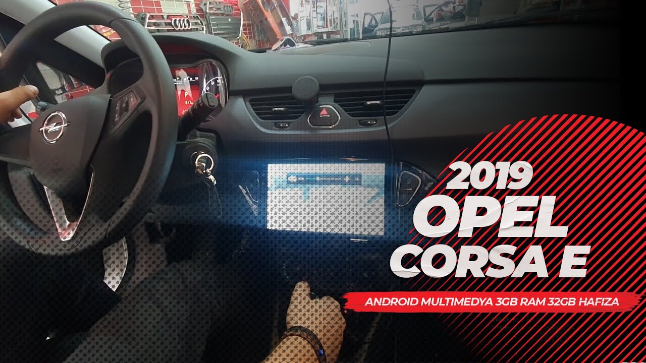 2019 Opel Corsa E // Android Multimedya 3GB Ram 32GB Hafıza, Kablosuz CarPlay