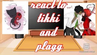 MLB/Marinette and Adrien react to Tikki and Plagg||[Gacha]