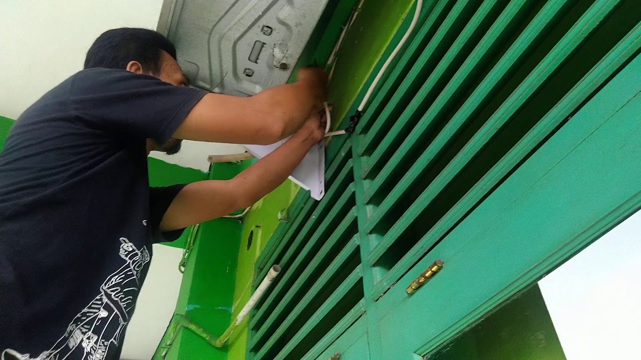 Cara pasang stabilizer buat AC - YouTube