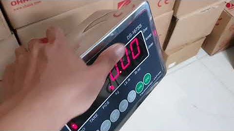 Hướng dẫn Sử Dụng Cân Bàn Điện Tử DS 167SS|Cân Điện Tử Toàn Thịnh Phát. 0943076079