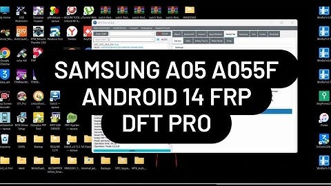 Samsung A05 (A055F U5) Frp Bypass By Dft Pro