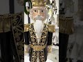 Raz 36.5" Large Black and Gold Nutcracker Christmas Decoration 4657673