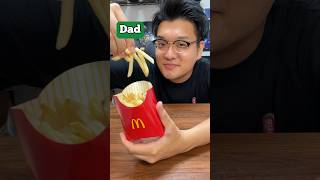 What type of McDonald’s Fries eater are you? Normal, Mom or Dad? | YUDAKEN food IB:chefkoudy
