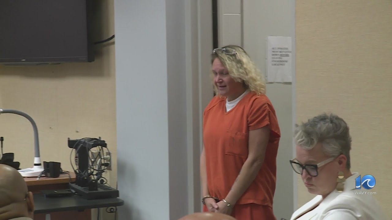 Bond denied for VB woman charged in death of father - YouTube