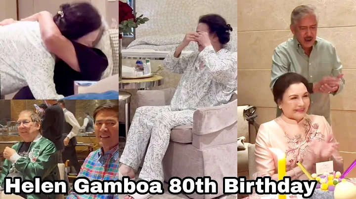 Helen Gamboa NAPAIYAK sa GINAWA ni Tito Sotto❤️Helen Gamboa 80th Birthday