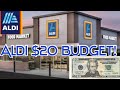 ALDI $20 Shopping Budget for Breakfast, Lunch & Dinner!! Will I go over??? 😱😱😱