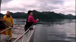 Fish Kodiak Adventures Lodge King Salmon fishing #1
