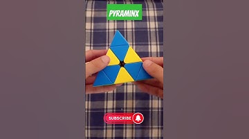 Amazing Design On Pyraminx Cube #shorts #trending #reels #fyp #cube #puzzle