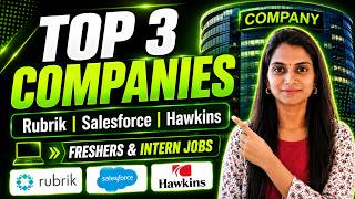 Top Companies Hiring Now | Rubrik | Salesforce Internship 2027 | Hawkins Cookers Jobs | Apply Now