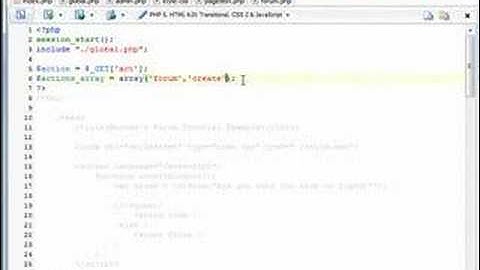 PHP Forum // Partial Create Topic