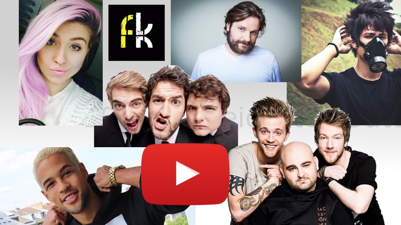Die 10 erfolgreichsten Youtuber Deutschlands! - Dezember 2016 - YouTube