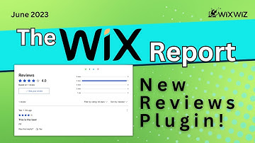 The Wix Report: New Wix Stores Features! NEW Reviews Plugin +
