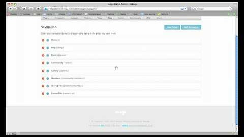 Navigation | Halogy CMS