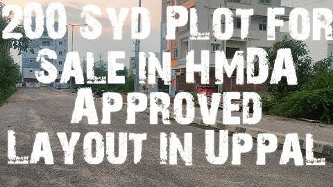 Ready to Construct 200 Syd Plot for Sale in HMDA Approved Layout, Uppal Bhagayath in Uppal .