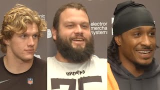 Joel Bitonio, Grant Delpit, Carson Schwesinger Press Conference | October 23rd, 2025