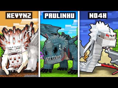 MINECRAFT BUT WE HAVE DIFFERENT RACES OF ALPHA DRAGONS - YouTube