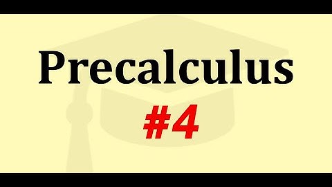 Precalculus - 4 - Exponential Functions (3.1 Part 4)