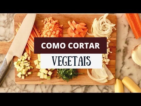 Vídeo: Como Cortar Vegetais