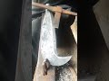 Sharpening the Katari with Precision Using a Chisel #shortsfeed #blacksmith