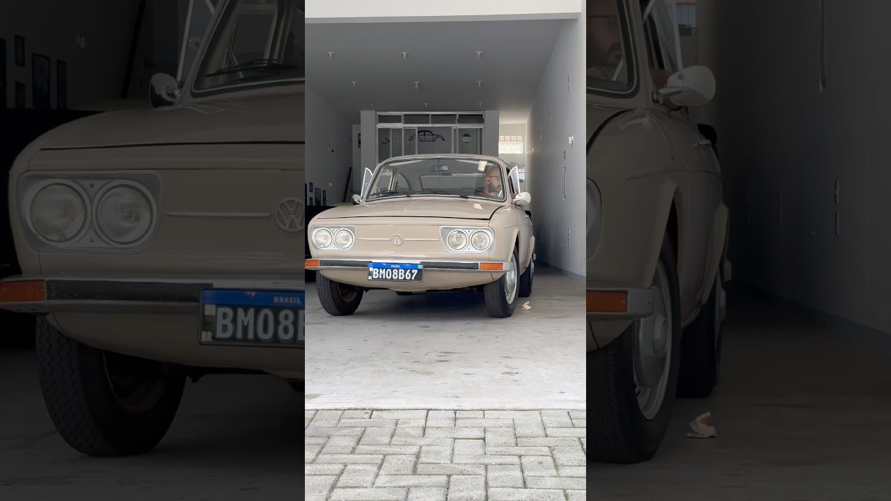 Chegou esse raro VW TL 1972 Bege Claro na garagem da Dream Car Brasil