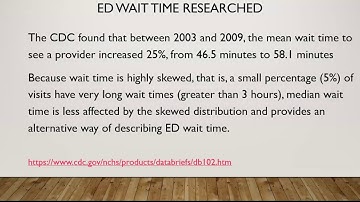 Emergency Department Wait Times Explained