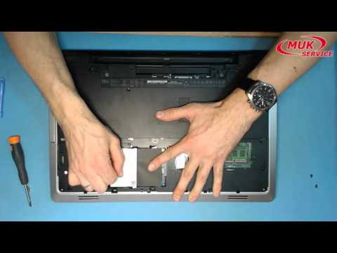 Dell Inspiron 17 5000 hard disk replacement, замена жесткого диска ноутбука