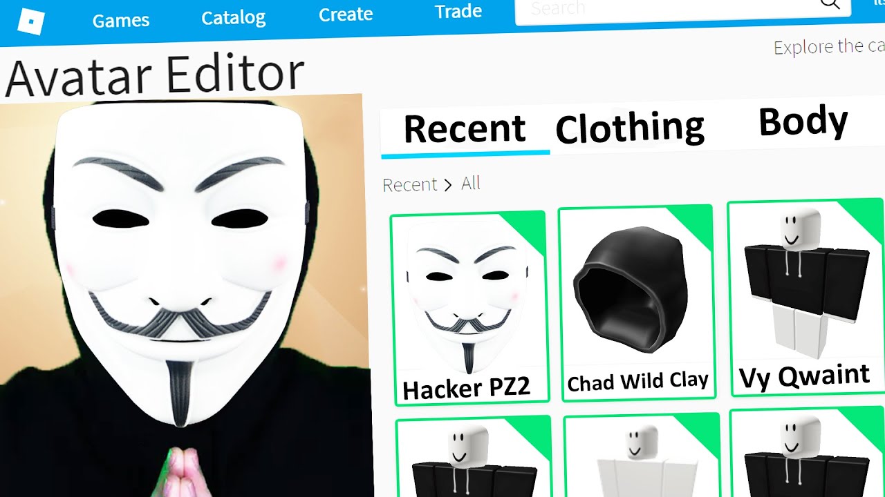 MAKING HACKER PZ2 a ROBLOX ACCOUNT (Spy Ninjas, Chad Wild Clay, Vy ...